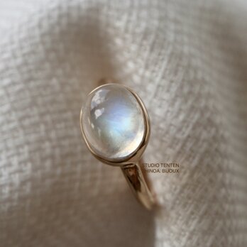 K10[子兎のmoon stone]ringの画像