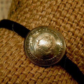 ＃H213 Yugoslavia Coin Hair Elasticの画像