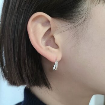 <Tropfen> Drop pierced Earrings / SV925の画像