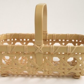 手付カゴ・八つ目・小　C-T01