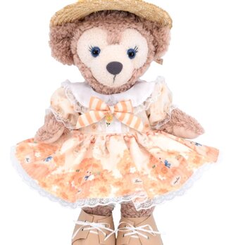 シェリーメイ 服 着せ替え コスチューム くまちゃんドレス 向日葵 本体無 Sサイズ用 送料無料の画像