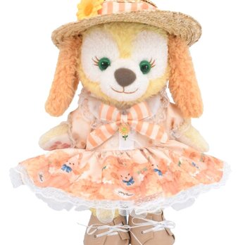 クッキーアン 服 着せ替え コスチューム くまちゃんドレス 向日葵 本体無 Sサイズ用 送料無料の画像