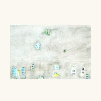 ②「セピアの町」ポストカード・3枚セットの画像