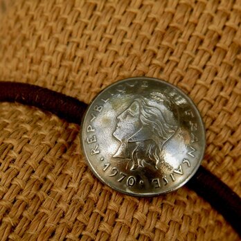 ＃H215  New Caledonia Coin Hair Elasticの画像