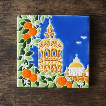 オレンジと大聖堂 Naranjas y Catedralの画像