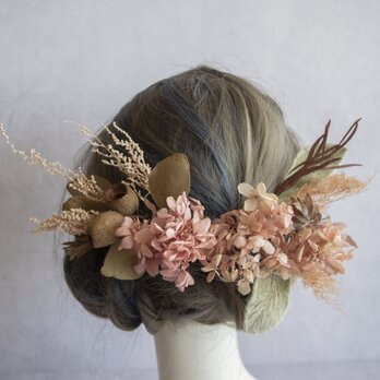 あじさいのアンティークヘッドドレス