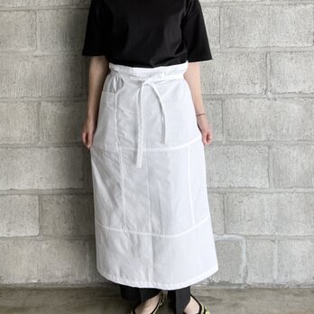 garçon apron (white)の画像