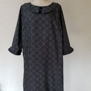 大島紬ワンピース
