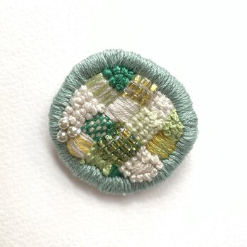 お絵描き刺繍【kirameki】ブローチ