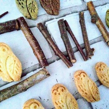 ふくろうのクッキー型　お菓子作り　製菓用　抜き型　型抜きクッキー型の画像