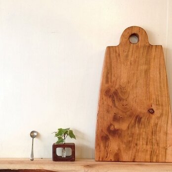 カッティングボード　銅鐸（どうたく）型（大）サクラの木