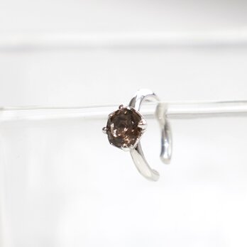 秋冬限定<Herz> Brown color Earcuff / SV925の画像