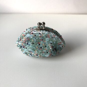 Beaded Purse --Blue Green Mix-- (Petite) 内布：Cathyの画像