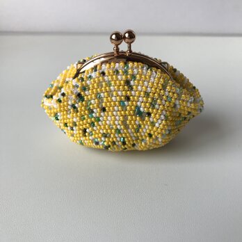 Beaded Purse --Mimosa-- (S) 内布：Cathy 口金：金色の画像