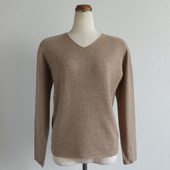 【new】enrica cashmere knit 063 / camelの画像