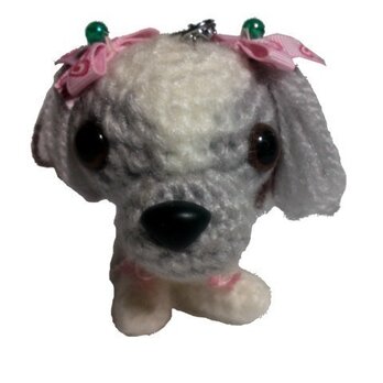 愛犬に似せてキーホルダー★誕生日プレゼント♡編みぐるみ人形003の画像