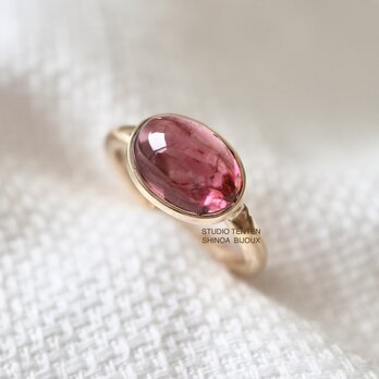 K10[berry風味のpink tourmaline]ringの画像