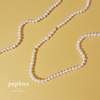 pearl necklace / オールノットの画像