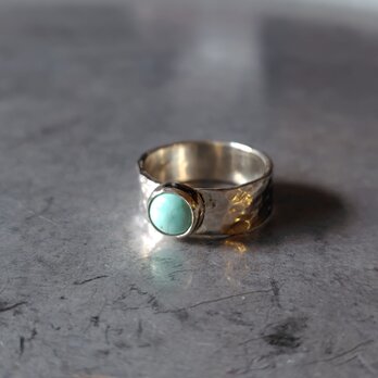 ターコイズシルバーリング#10.5