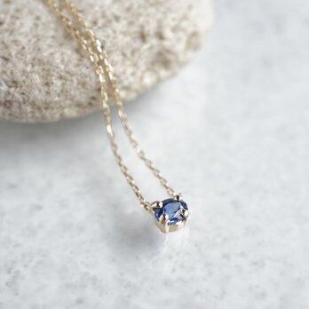 [September] Sapphire oval necklace [P109K10(SP)]の画像