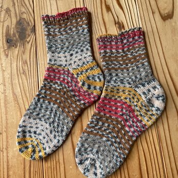 No.914 手編み靴下