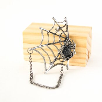 『ハロウィン〜蜘蛛のブローチ』の画像