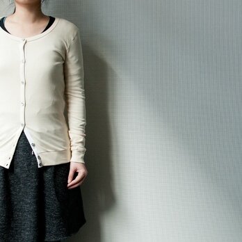 5 stitch cardigan (ivory)