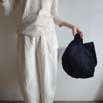 藍染リネンバッグ「濃」