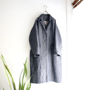 linen chino atelier coatの画像