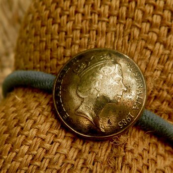 ＃H179  Australia Coin Hair Elasticの画像