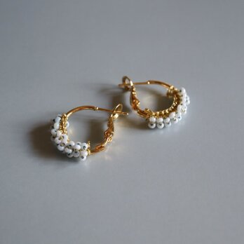 swan hoop pierceの画像