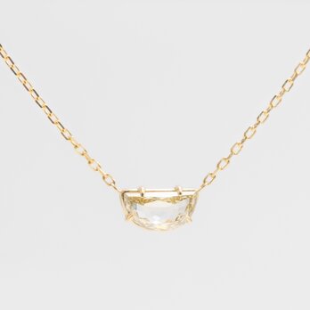 L'EAU Half Moon Diamond Necklaceの画像