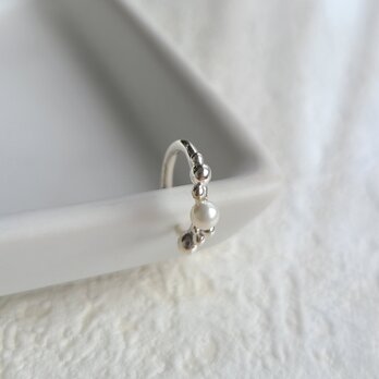 【Pearl ＋ Grains】Earcuff / SV925の画像