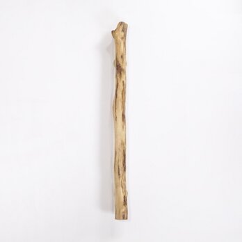 【温泉流木】まっすぐラインに小さな枝分かれがバランスいい流木ドアハンドル・手すり ドア取っ手 木製 流木インテリアの画像
