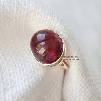 K10[berry風味のrubellite tourmaline]ringの画像