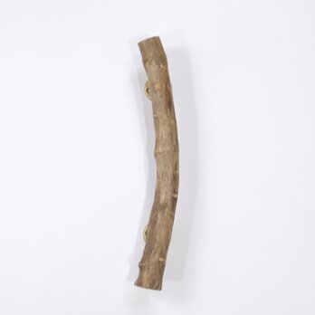 【温泉流木】古竹のような雰囲気を持つ個性的湾曲流木のドアハンドル・手すり ドア取っ手 木製 流木インテリアの画像