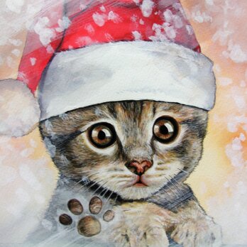 ねこちゃんクリスマスの画像