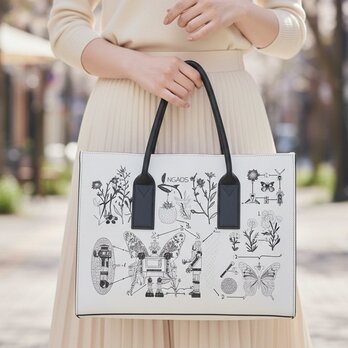 ハンドバッグ 刺繍バッグ 13インチ レザー ショルダーバッグ プレゼント