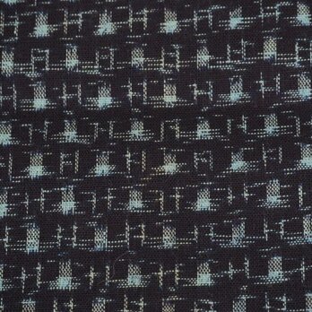 kh0071　絣 木綿 ハギレ 130cm/ 古布 古裂 藍染 絣の画像