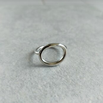 ovall　ring　silverの画像