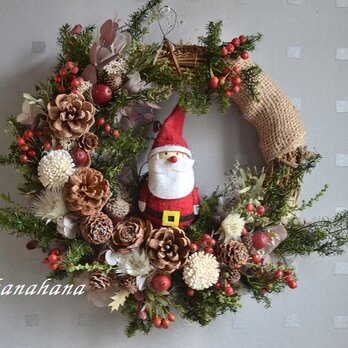 サンタのクレセントXmas＊wreathの画像