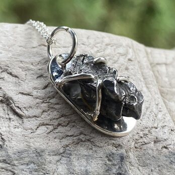 ◇隕石 (メテオライト）シルバーペンダント◇Meteorite Silver Pendantの画像