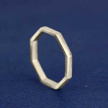 【K10YG】八角形のリング　の画像