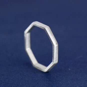 【silver925】 八角形のリング　の画像
