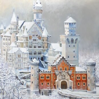 雪の白亜城の画像