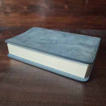 《四六判サイズ》レザーブックカバー（ターコイズ）