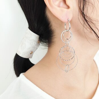 sv925ピアス[Water ripples/Silver]の画像