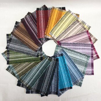 裂き織り　彩々(いろいろ）コースターPart3　　1枚売り～の画像