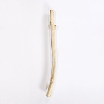 【温泉流木】クリームのような色白流木のスリムなドアハンドル・手すり ドア取っ手 木製 流木インテリア