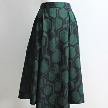 大島紬のロングスカート　セールの画像